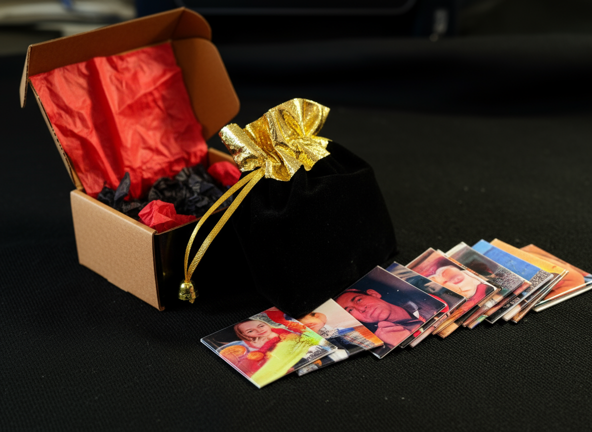 Brown box dark slate side