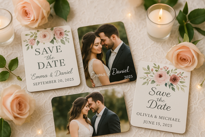 Wedding Photo Magnets Pack